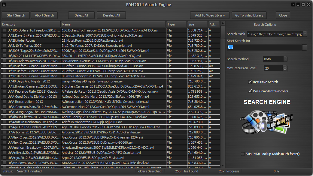 EDM2014 Search Engine