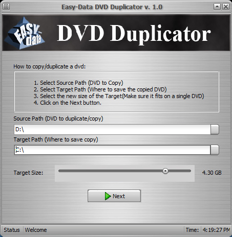 Easy-Data DVD Duplicator