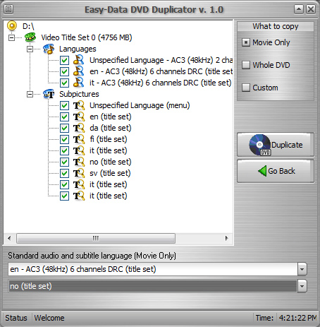 Easy-Data DVD Duplicator