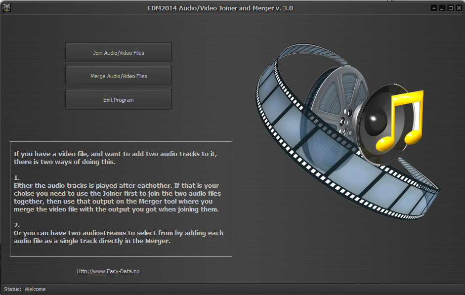 EDM2014 Audio/Video Merger and Joiner